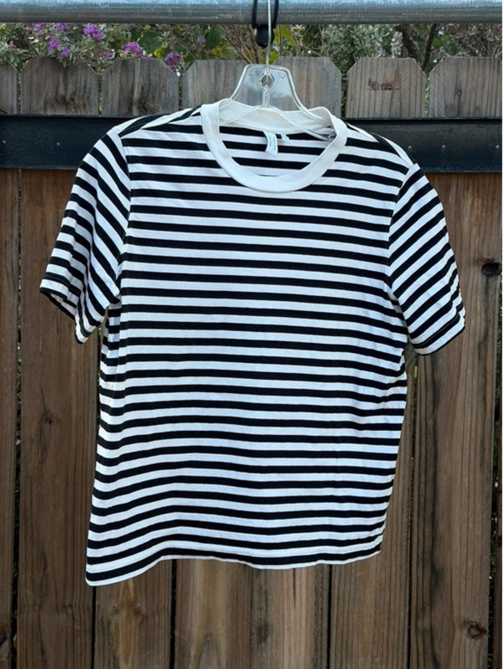 Other Stories-Organic Cotton Striped Tshirt- XS
